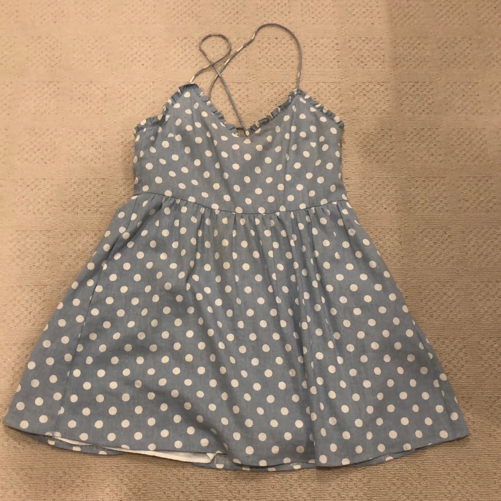 Zara polka dot short dress